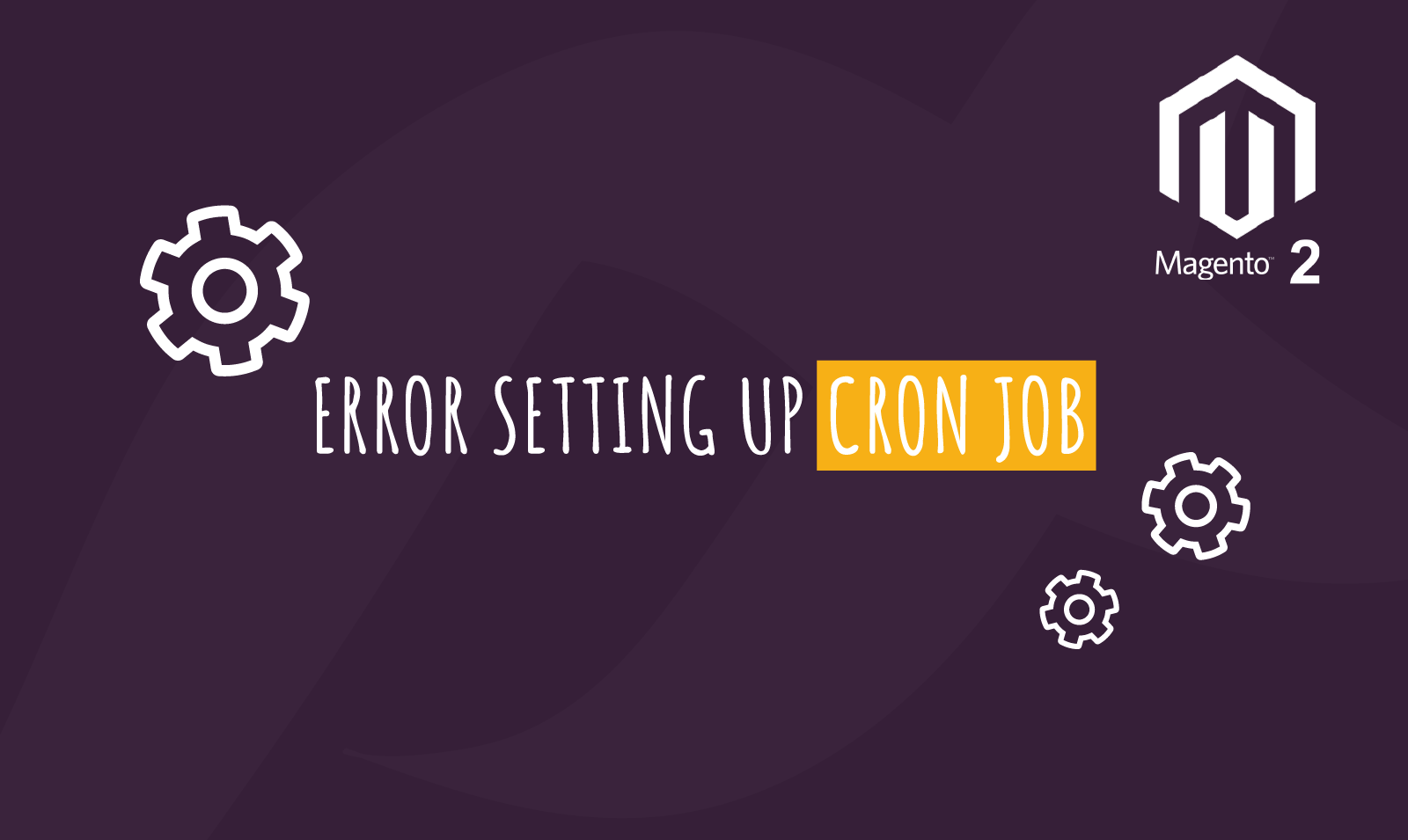 ERROR SETTING UP CRON JOB