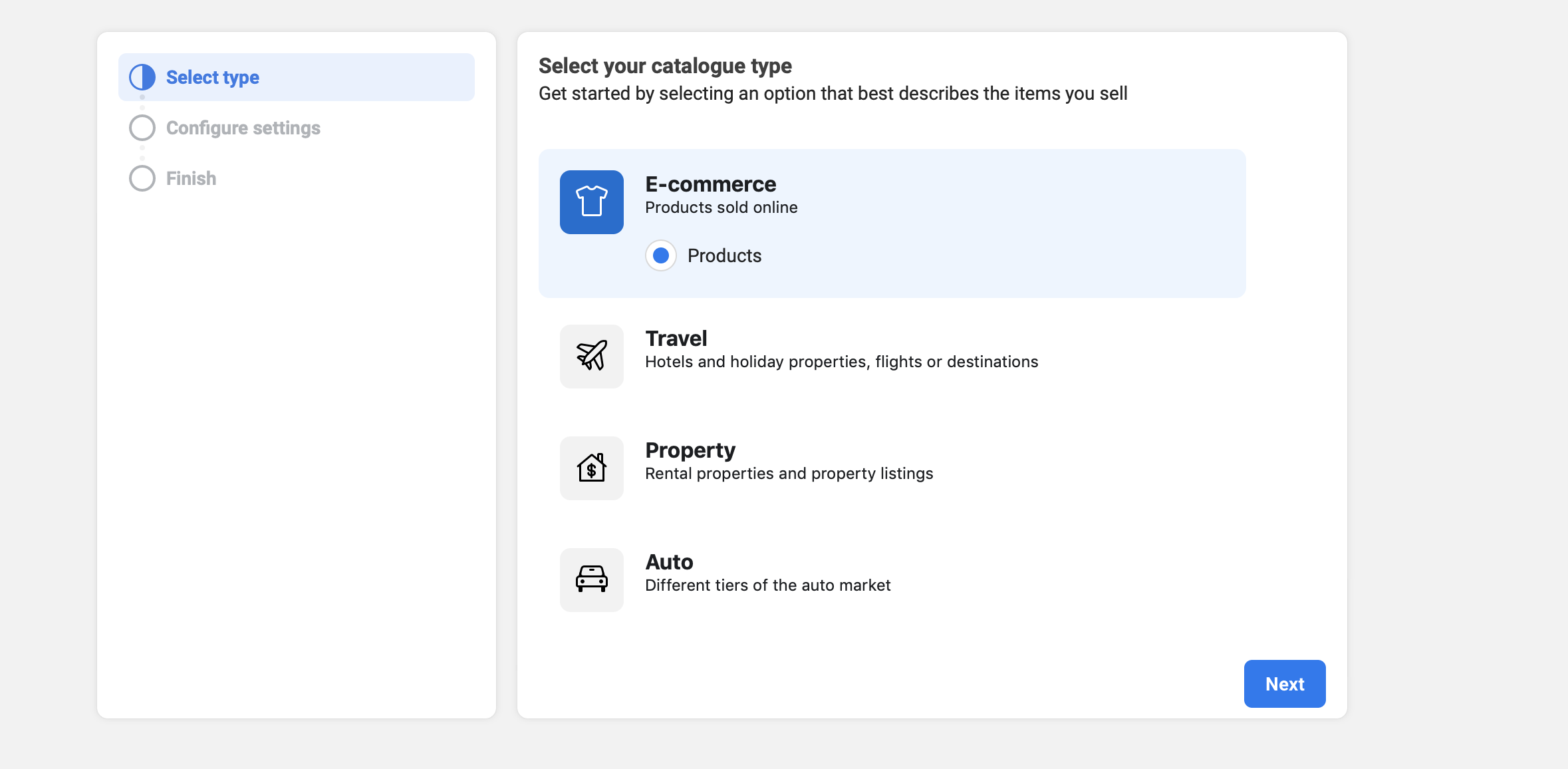 Facebook commerce manager