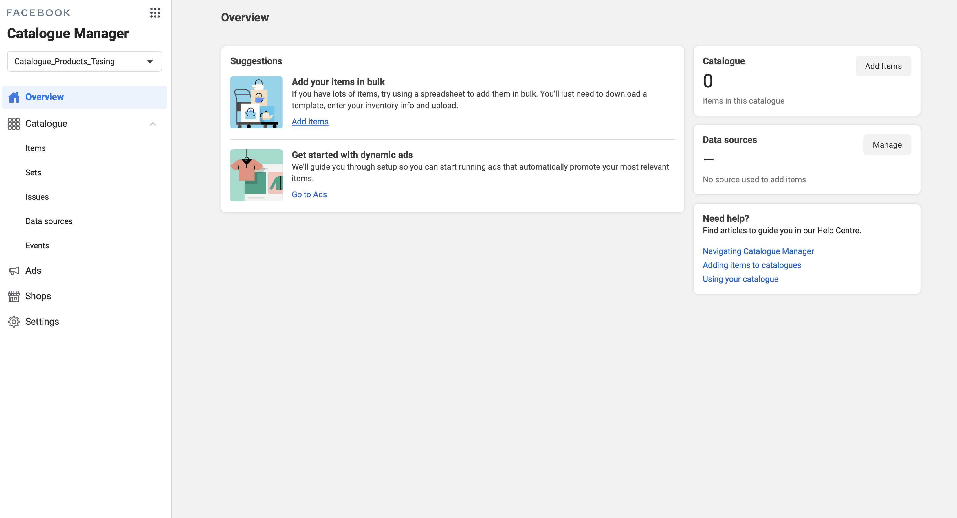 Facebook Feed upload