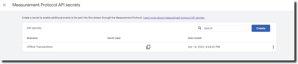 Missing Magento 2 Transactions in Google Analytics 4 (GA4): Create new key