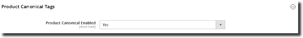 Product Pages Canonical URL Config