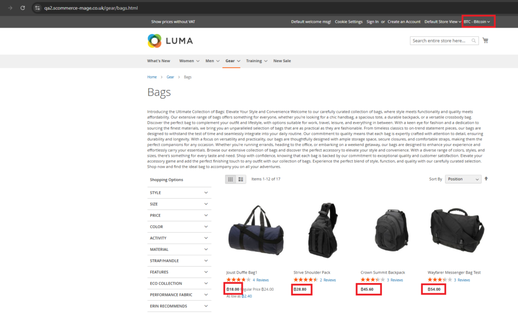 Magento 2 Custom Currency Switcher: Category Page
