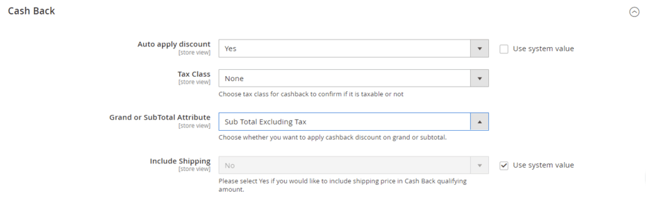cash back discount scenario 3