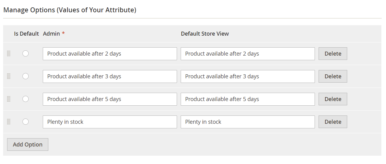 Add new custom stock messages