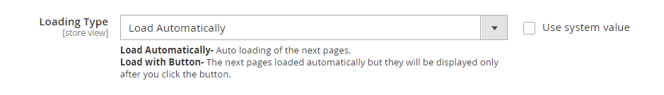 AJAX Infinite scroll scenario 1