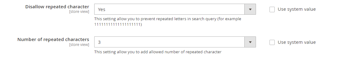 disallow repeated characters