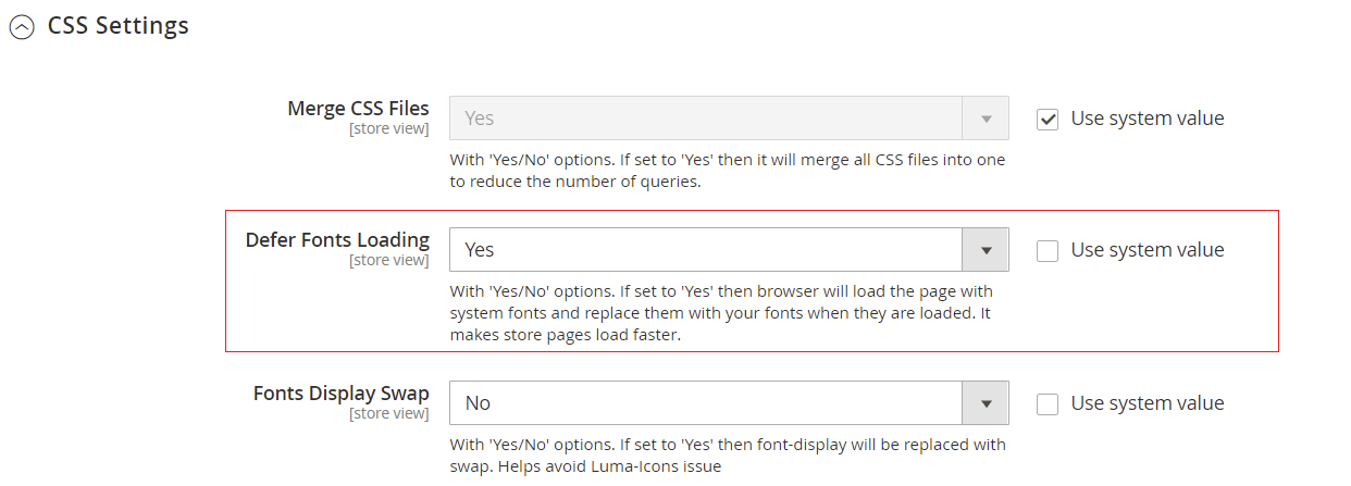 Speed optimizer Defer font