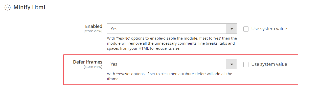 Speed optimizer defer iframe